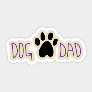 Dog Dad Sticker